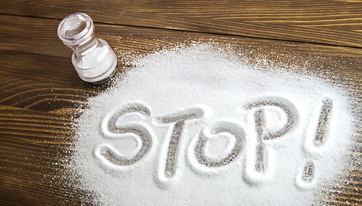 خفض كميات الملح في الأطعمة