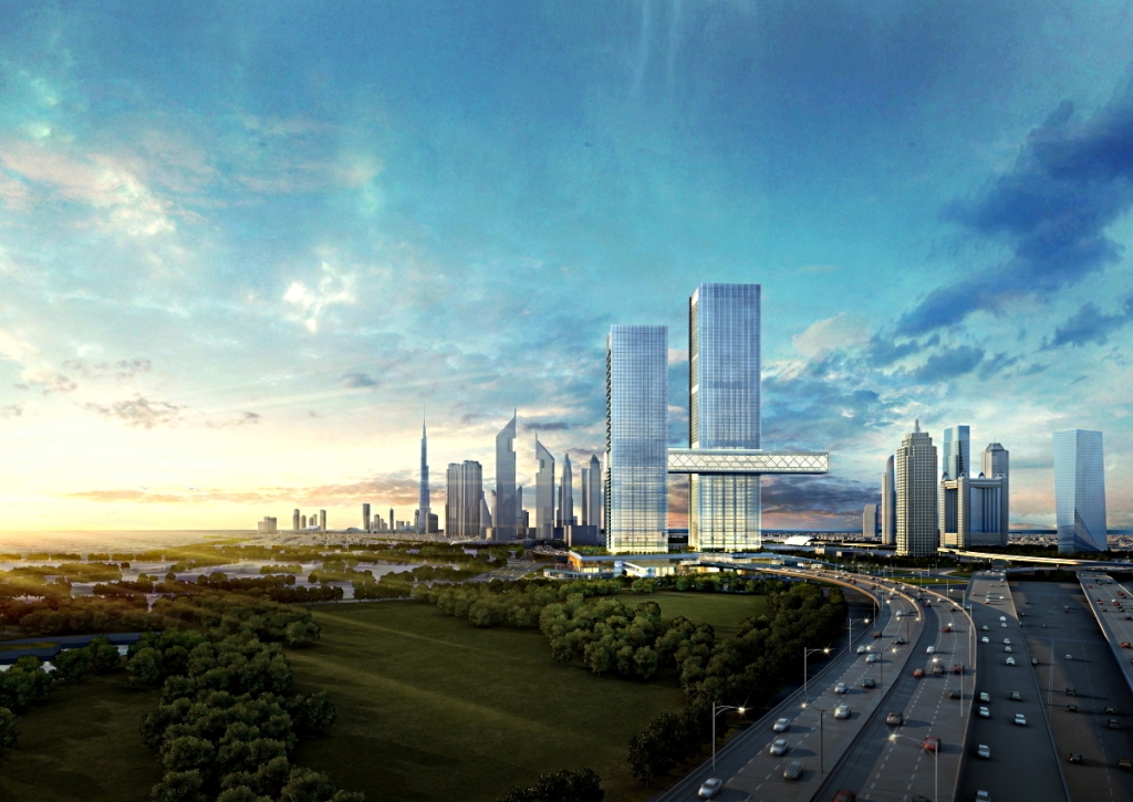الكشف في دبي عن أطول مبنى أفقي معلق في العالم