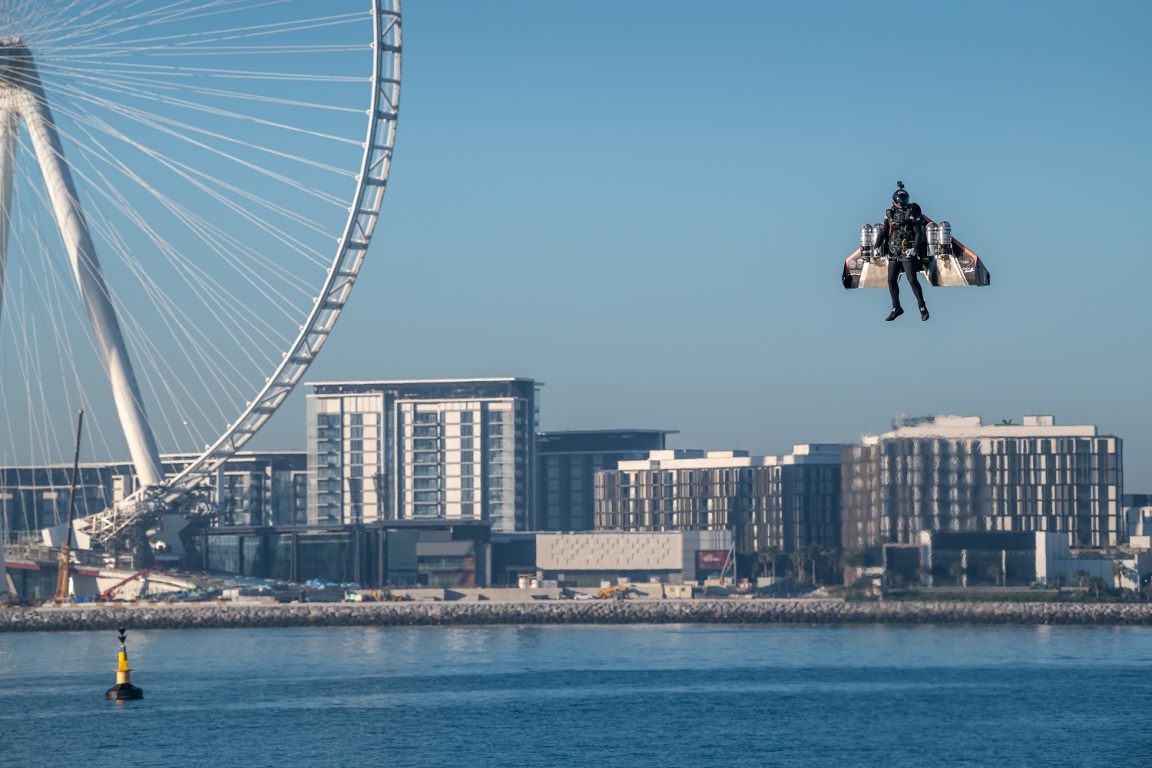 إكسبو 2020 دبي يُعرِّف العالم بمشروع الطيران البشري من خلال جيتمان دبي