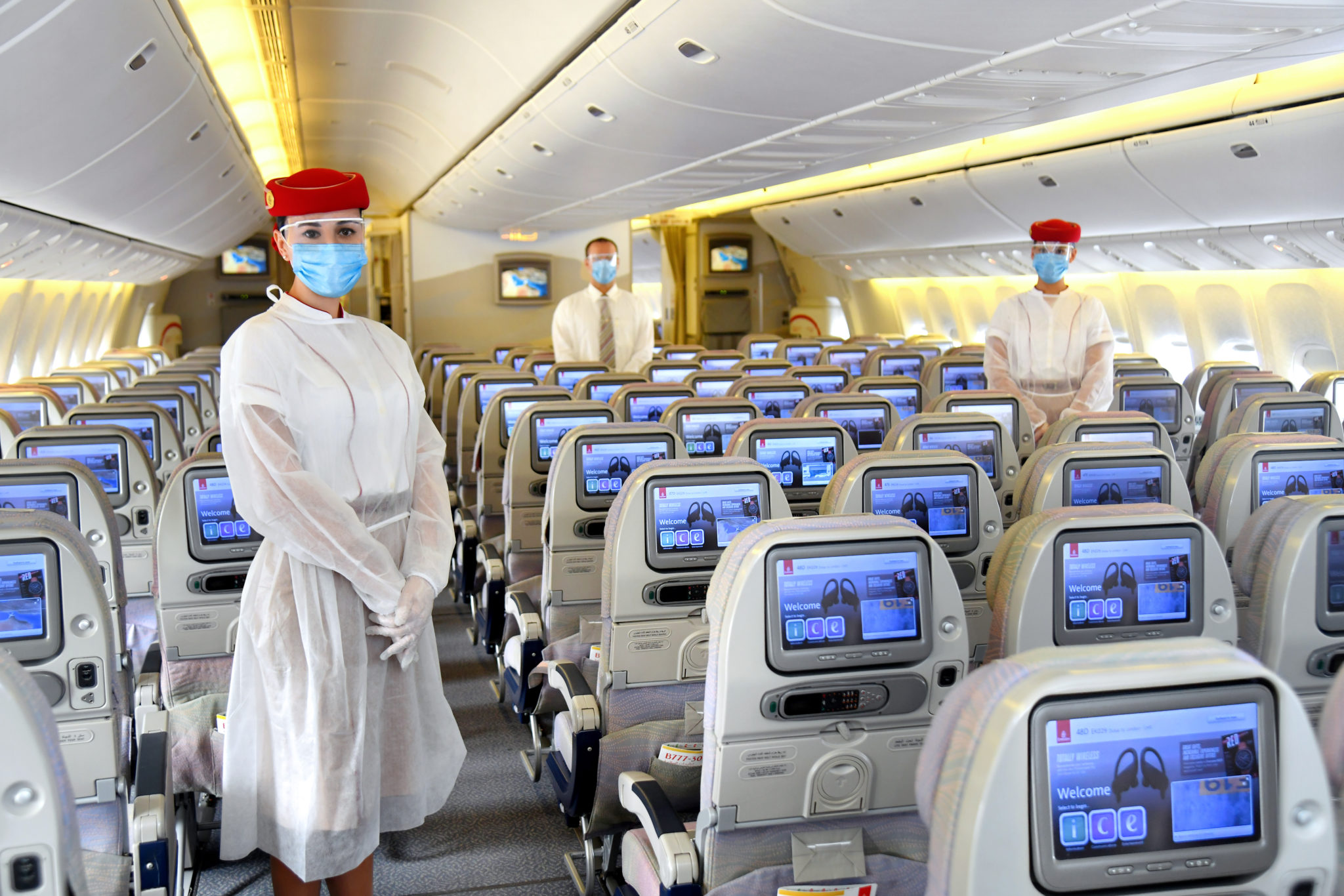شركة طيران تبتكر نظام إير شيلد لتوفير هواء خاص بكل مسافر