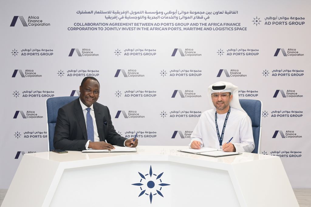 مجموعة موانئ أبوظبي توقع اتفاقية تعاون مع مؤسسة التمويل الأفريقية